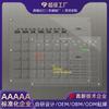 Pizarra magnética transparente personalizada de Amazon para refrigerador, calendario acrílico semanal, pizarra para escribir mensajes.