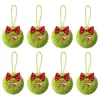 2026 Natal Bolas Coloridas de Pelo Falso de Coelho DIY Enfeites de Decoração para Árvore de Natal Feriado Bola de Pelúcia Transfronteiriça Novo Produto