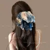 2026 Prendedor de Rabo de Cavalo Super Estiloso com Laço e Fita, Prendedor de Cabelo para Penteado Meio Preso, Acessório de Cabelo Tipo Pinça Tubarão para Mulheres