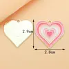 Fabricante de Accesorios de Joyería con Forma de Corazón, Venta al por Mayor de Joyería Hecha a Mano de Aleación DIY, Accesorios de Joyería DIY con Goteo de Aceite de Fábrica