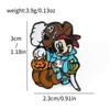 Insignia Metálica Personalizada Creativa de Personaje de Dibujos Animados Europeo y Americano Mickey Minnie Pato Donald Broche de Aleación Accesorios Pin