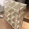 Estante de Armazenamento de Brinquedos Infantil Multicamadas, Estante de Armazenamento Doméstico de Grande Capacidade, Classificação Simples, Caixa de Armazenamento de Chão para Bebê