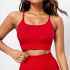 Ropa Interior Deportiva Sexy de Espalda Europea y Americana Sostén para Correr a Prueba de Impactos Fitness Sujetador de Yoga de Punto Sin Costuras de Alta Elasticidad 050