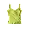 2836 Camisola sin Espalda con Almohadilla de Látex Integrada y Almohadilla en el Pecho, Camisa Base de Algodón Acanalado con Copas Fijas para Mujer