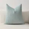 Funda de Cojín para Sofá de Pana Rayas Maíz Color Sólido Transfronteriza Tela Color Sólido Cojín Trasero de Cama para el Hogar Dropshipping