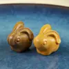Sandália Criativa de Sândalo Esculpida à Mão Coelho Fofo Coelho do Zodíaco Desenho Animado Corrente para Celular Chaveiro Acessórios Pequenos Criativos