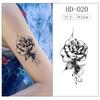 Tatuaje de mariposa a base de hierbas, impermeable, de larga duración, para mujer, para clavícula, brazo, no reflectante, semipermanente, sensación avanzada.