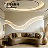 Casa de Chá Estilo Europeu Painel Decorativo de Gesso para Parede Linhas Suaves Onda de Vidro Fibra de Vidro Reforçada Gesso à Prova de Umidade Parede de Fundo