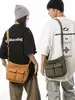 Bolso Bandolera para Mujer 2026 Estilo Literario Bolso de Hombro Juvenil Ins Gran Capacidad Bolso de Lona para Trabajo Bolso para Estudiante Universitario