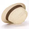 Sombrero de Nuevo Estilo para Hombres de Mediana Edad y Mayores, Sombrero para el Sol de Primavera y Verano, Sombrero Topper, Sombrero de Malla Transpirable de Paja para Abuelo, Sombrero de Sol