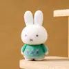 Lindos Accesorios de Conejo Miffy Afelpados para Zapatos Crocs, Figuras de Juguete de Moda, Muñecos Afelpados Creativos, Adornos de Escritorio