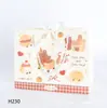 H3# versión horizontal mediano Nueva Serie bolsa de papel bolsa de regalo bolsa tote para ropa cosméticos bolsa de cuerda bolsa de compras navideña