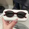 Óculos de Sol Estilo Coreano Personalidade Pequenos Ovais Proteção Solar para Homens e Mulheres, Haste Inserida, Óculos de Sol Polarizados Ant-UV Modernos Tendência Retrô