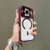 Funda magnética metálica para teléfono adecuada para Apple 18/17 Pro Max, material duro para iPhone 16, protección transfronteriza U2