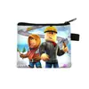 Cartera de Roblox Más Vendida Transfronteriza, Mini Bolsa de Almacenamiento Linda para Niños, Portatarjetas de Llave de Gran Capacidad para Estudiantes