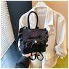 Moda Nueva Transfronteriza 2025 Estilo Coreano de Nicho Dulce Estilo Ballet Encaje de Moda Versátil Mochila