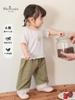 Pantalones Casuales para Bebé Niña Estilo Coreano Nuevo Primavera y Verano Bebé Verano Delgados Encaje Pierna Ancha Casual