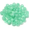 Contas redondas grandes com furo passante, estilo chinês, imitação de jade, acrílico colorido retrô, duas cores, contas espaçadoras de cor degradê, acessórios para joias DIY