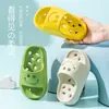 Pantuflas Infantiles de Eva para Niñas Verano Tallas Pequeñas y Medianas Calzado de Interior para el Hogar Dibujos Animados Antideslizantes Suela Suave Sandalias para Niños y Niñas
