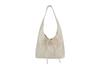 Bolsa Tote Grande Capacidade Estilo Coreano Simples Luxo Leve Bolsa de Ombro Feminina Novo Estilo 2024 Alça Distinta de Laço