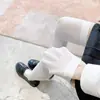 Calcetines de Compresión para Mujer por Encima de la Rodilla, Calcetines Adelgazantes de Presión Jk para Pantorrilla, Calcetines de Media Pantorrilla, Estilo Primavera y Otoño, Tubo Largo Apilado, Estilo Delgado de Verano