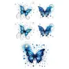 Adesivos de Tatuagem de Borboletas Coloridas São à Prova d'Água e à Prova de Suor, Duradouros Estilo Ins Feminino High-End Fresco Braço Clavícula Peito Nicho