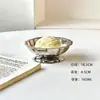 Taza de Postre Retro de Acero Inoxidable 304, Bol para Helado de Aspecto Elevado Estilo Palacio, Taza para Pudín, Taza para Helado, Vaso para Malteada