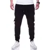2022 ebay Primavera y Otoño Europeos y Americanos Nuevos Pantalones de Fitness para Hombre Pantalones Deportivos Rayados Plisados Pantalones Casuales para Hombre WISH