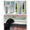 Aire Acondicionado Portátil Bafle de Sellado de Tela Suave Lado Plano Abierto Hacia Adentro y Afuera Ventana Deslizante Abierta Tela de Sellado para Ventana Marco de Ventana Suave Tela de Sellado