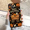 Capa de celular Halloween estilo americano com estampas de abóbora e fantasma em desenho animado, capa de celular para comércio exterior para iPhone 16