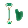 Quartzo Rosa Aventurina Jade Rolo Massageador Facial Beleza Massageador Bastão Mancha Atacado Vendas Diretas Transfronteiriço