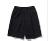 Pantalones cortos casuales de verano para hombre, de algodón, holgados y recortados, de marca de moda europea y americana, para deportes japoneses, lavados y recortados.