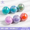 Mabe Serie Diámetro 1.5 mm Agujero Recto Cuentas Redondas Cuentas Sueltas Cuentas con Agujero Pasante Accesorios para Joyería DIY Venta al por Mayor Proceso de Electrochapado