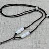Oito contas elásticas pingente corda pingente colar corda DIY cristal jóias acessórios jóias corda jade bola conta corrente atacado
