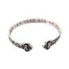 Pulsera de aleación Xiangyun estilo chino retro abierta ajustable con inscripción para hombre y mujer venta al por mayor