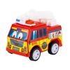 Mini caminhão de bombeiros de desenho animado para crianças com inércia, uma variedade de caminhões de bombeiros de simulação, pequenos enfeites, carro de fricção, atacado