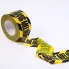 Cinta de Advertencia Negra y Amarilla No Adhesiva Pe Precaución Decoración de Halloween Línea de Advertencia Cinta de Seguridad para Suelos de Tráfico Cinta de Aislamiento