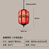 Lustre de abóbora antigo à prova d'água estilo chinês para área externa, pátio, corredor, pavilhão de palácio, passagem, corredor e iluminação de varanda