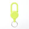 Cross-border Solid Color Macaron Easy Pull Buckle Retrátil Badge Reel Mochila Anti-perda Chaveiro Puxar Cabo em estoque