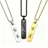 Collar de acero de titanio más vendido transfronterizo con grabado láser de foto de ojo personalizado y colgante largo de acero inoxidable personalizado