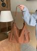 Bolsa de Gran Capacidad para Mujer 2026 Nuevo Otoño e Invierno Bolso Cubo de Cuero Suave Bolso Tote Versátil para Ropa de Trabajo Casual Bolso de Hombro