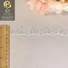 Oro hueco encaje dorado corona unilateral encaje bordado 2cm soluble en agua accesorios de ropa muebles decoración suave DIY