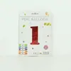 Venta al por mayor estilo INS comercio electrónico transfronterizo 16 pulgadas Exquisitamente empaquetado digital empaque individual de tarjeta de papel globos de papel de aluminio, versión delgada americana