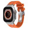 Adecuado para Correa de Silicona Líquida para Apple Watch Ultra Roble Ap Pulsera Modificada S11