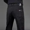 Jeans para Hombre 2024 Primavera y Otoño Nuevos Ajuste Delgado Cónicos Modernos Jóvenes y de Edad Media Pantalones Casuales Grises para Hombre Verano Delgado