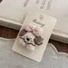 Accesorios para el Cabello de Niños Rellenos de Algodón con Dibujos Animados Coreanos Pasadores de Animales Lindos Diseño de Nicho Pasadores para Flequillo Lateral Gato Kt