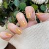 Uñas de Verano Estilo Popular de Xiaohongshu Sencillo Puro Estilo Lustre Degradado Ojo de Gato Manicura Estilo Corto Uñas de Frijol Pre-Hechas
