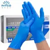 Luvas Descartáveis de Nitrilo Yinke Lan L3.5g K83 Puxar 100 un Padrão Luvas de PVC Luvas de PE