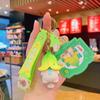 Genuine working Meow cartoon casal mochila pequeno pingente criativo bonito chaveiro pingente atacado chaveiro do carro