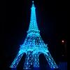 LED Torre de Ferro Forma Luz Ao Ar Livre Aéreo Jardim Meio Outono Lua Paisagem Parque Feriado Lâmpada Decorativa Luz Festival